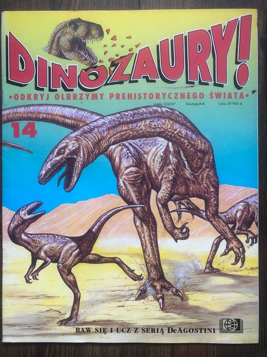 Dinozaury nr 14, dwutygodnik, poznaj olbrzymy prehistorycznego świata