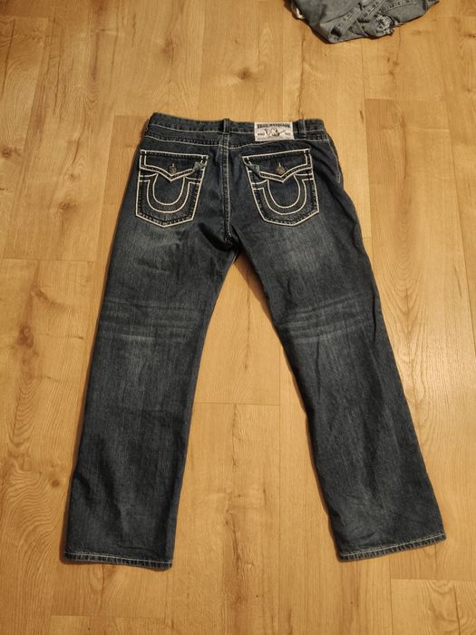 Nowe baggy jeansy true religion rozmiar XL kolor granatowy