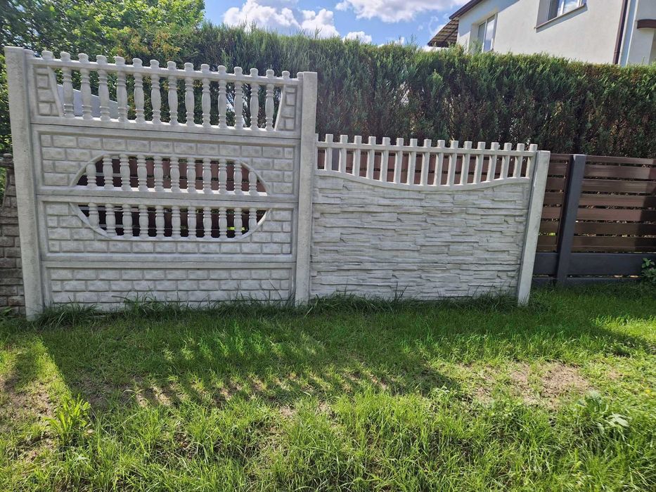 Ogrodzenie betonowe, panelowe (H-150 = 180zł)