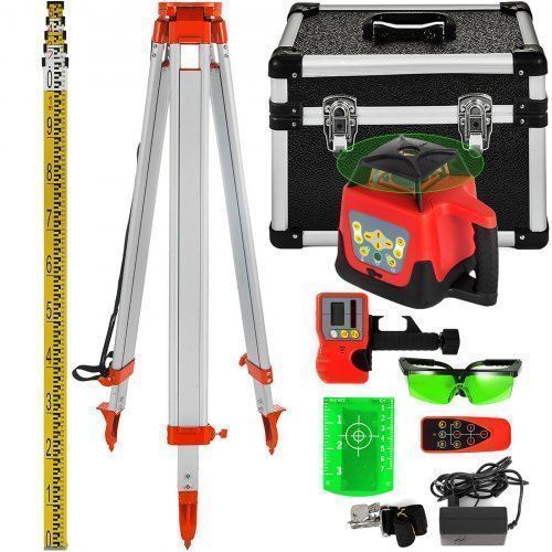 Vevor laser obrotowy zielony 500m 360 wodoodporny statyw