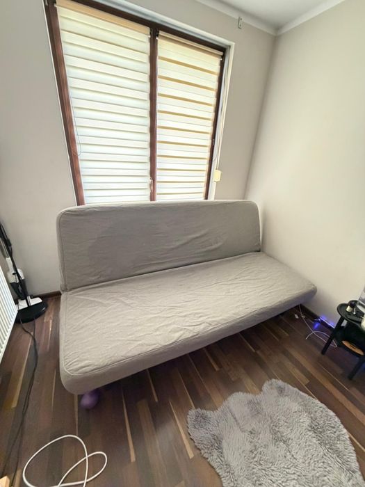 Sofa rozkladana - Ikea NYHAMN Rozkładana sofa 3 osobowa w dobrym stanie