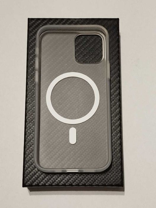 Apple iPhone 12/12 Pro Clear Case z MagSafe białe etui na telefon