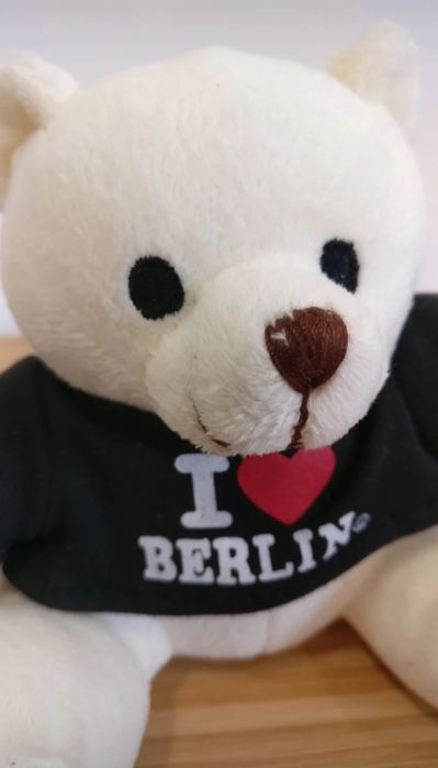 Urso de Peluche Mini (12 cm) – Lembrança de Berlim