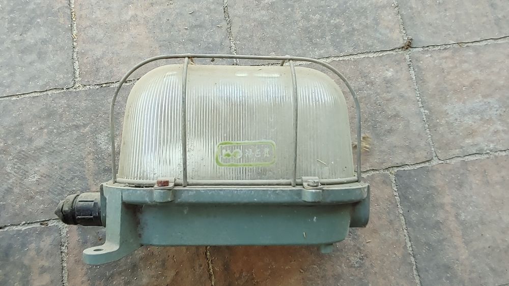 Lampa Loft industrial prl retro przemysłowa gornicza Polska jak nowe