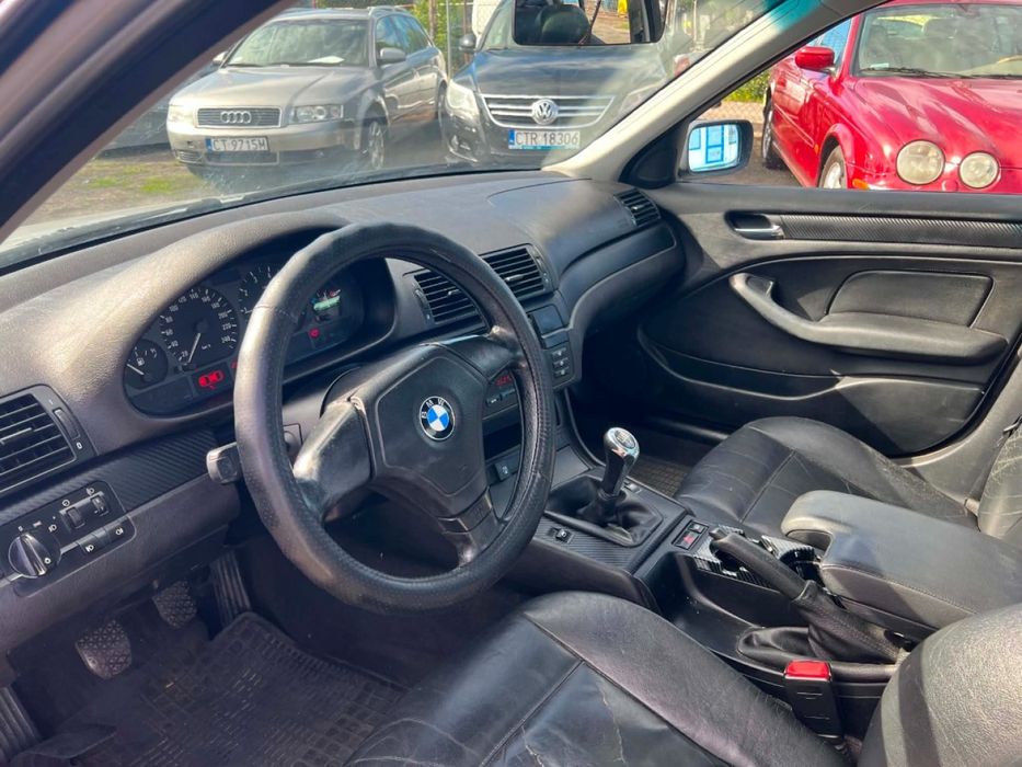 BMW E46 316i 1.9 + GAZ • 105KM • Sprawna Klima • SKÓRY • PEŁEN plac tanich aut