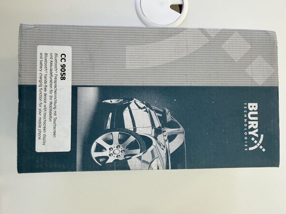 Bury CC 9058 - Zestaw głośnomówiący Bluetooth z wyświetlaczem
