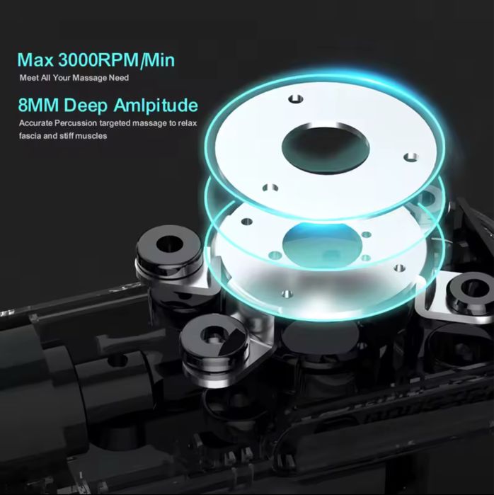 ‼️Ударний масажер Booster Lightsaber Mini перкусійний масажер для тіла