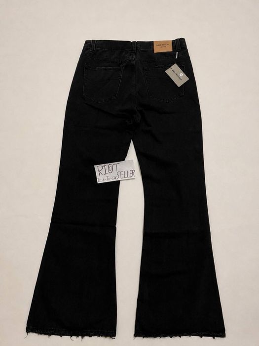 Balenciaga lost tape flared washed джинси