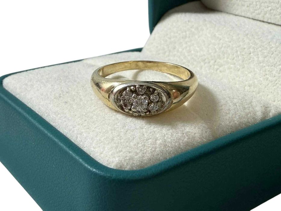 Cudowny złoty pierścionek 585 P/3,54G./ ROZMIAR 15