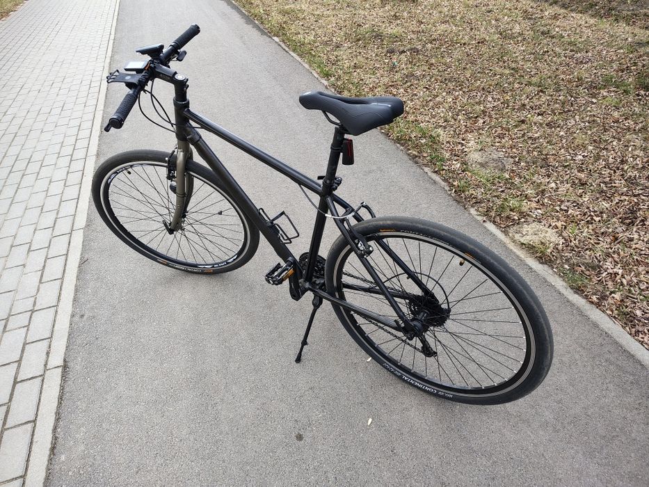 Rower męski 28" fitnes opony 42C czarny