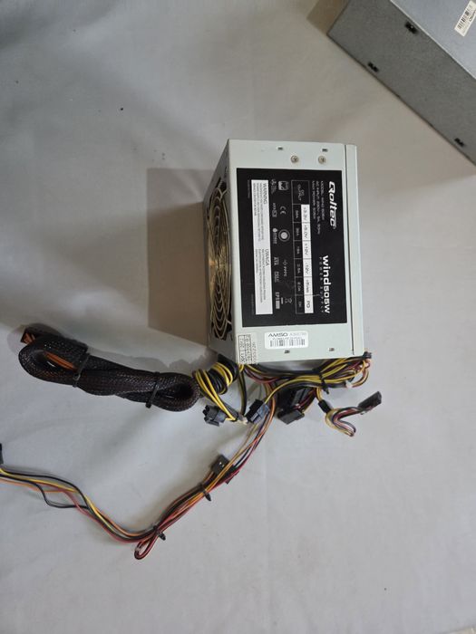 Sprzedam uszkodzony Zasilacz Qoltec Wind 505W (ATX 505W WIND)