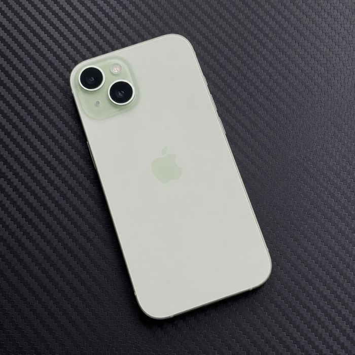 iPhone 15 zielony | idealny stan | blokada iCloud | na części