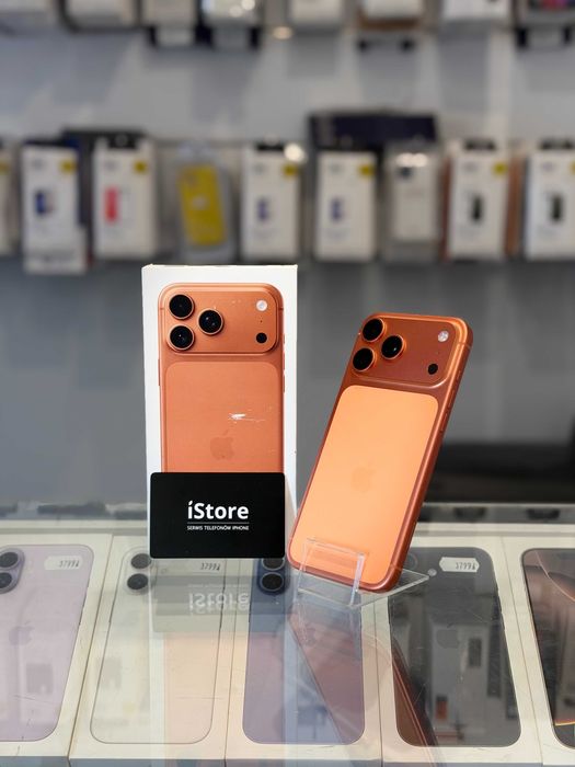 iPhone 17 PRO MAX • 256 GB • Orange • 100% bateria • GWARANCJA • raty