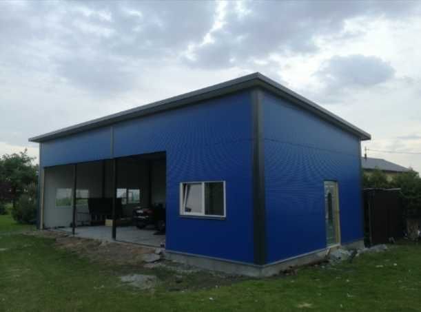 Wiata Konstrukcja skręcana garaż 8m x 12,3m Hala Magazyn Blaszak rolna