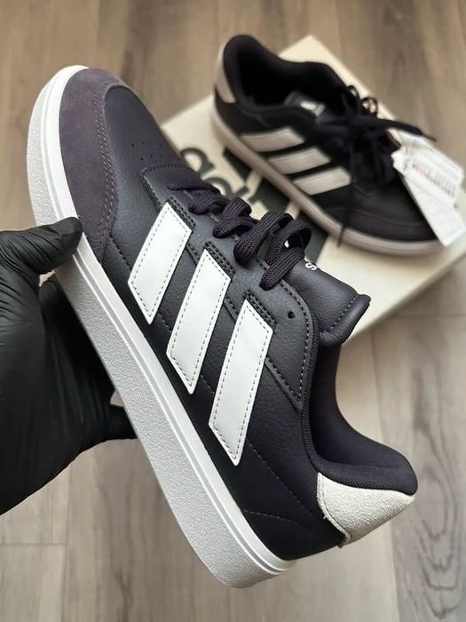 Adidas Sneakersy Courtblock EUR 44 2/3 fioletowe męskie nowe buty sportowe