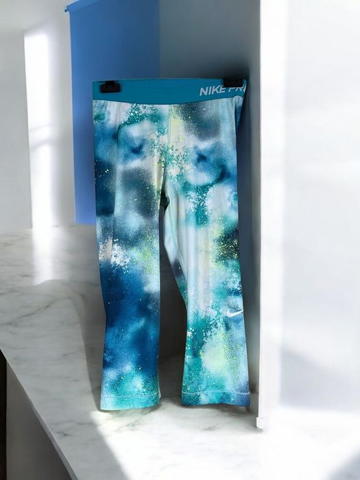 Nike Pro roz. M damskie legginsy sportowe 7/8 bieganie