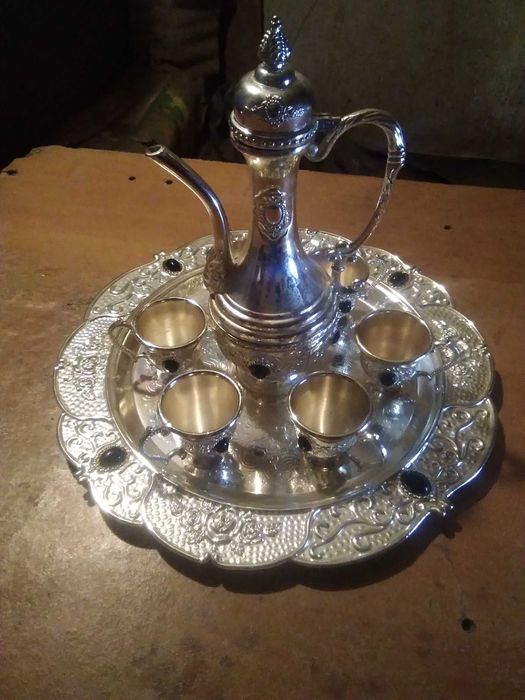 Сервиз кофейный мельхиор