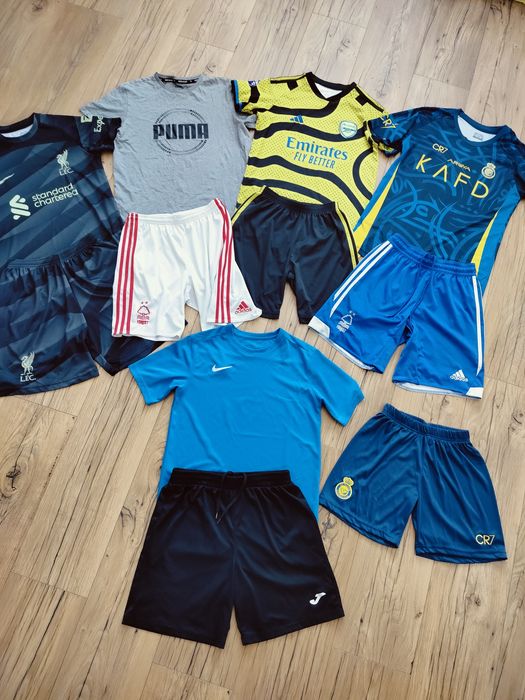 Stroje sportowe dla chłopca 10-12lat, Ronaldo, Nike, Puma