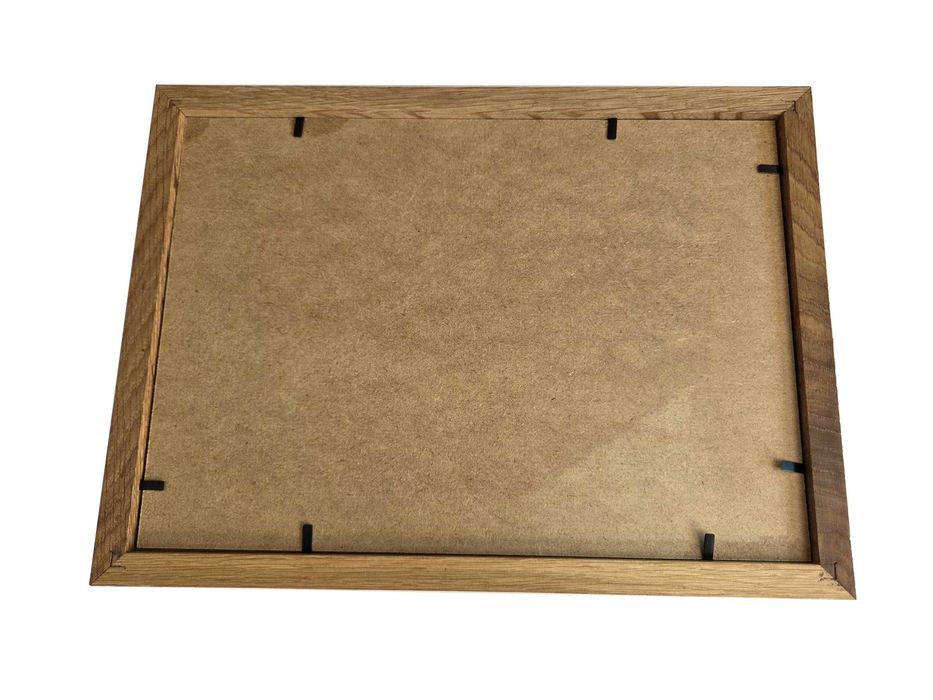 Dębowa Drewniana Tabliczka z płytą do pisania
