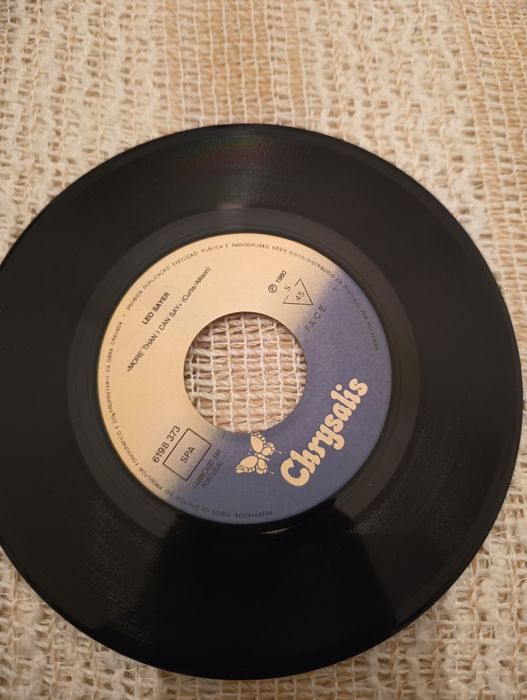 Disco vinil 7'' Léo Sayer - more than I can say