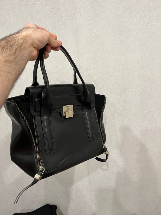 Кожаная сумка Carlo Salvatelli