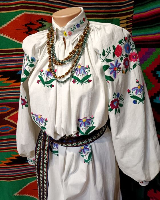 Старовинна Вінницька сорочка вишита Давня вишиванка Автентична сорочка