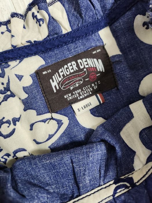 Длинное платье сарафан Tommy Hilfiger denim коттон