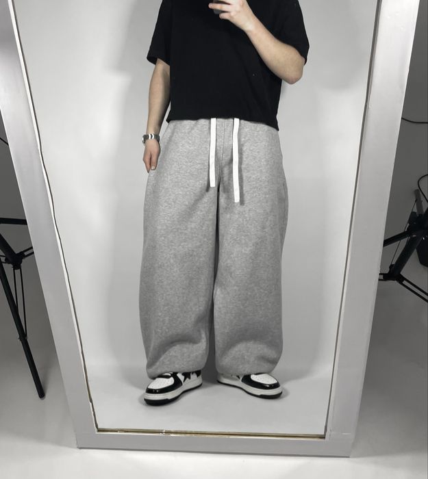 Широкі спортивні штани baggy sweatpants широкие серые спортивки бегги