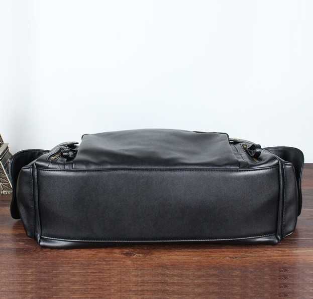 Мужская чоловіча кожаная городская классическая спортивная сумка 2в1