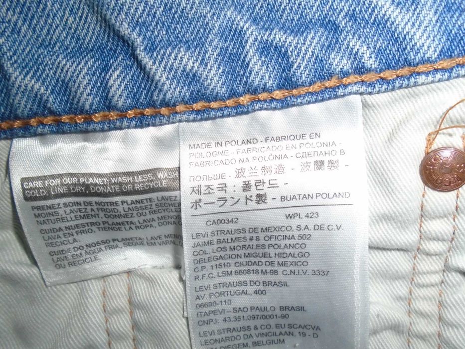 Джинсы Levis 511 USA W31 L32
