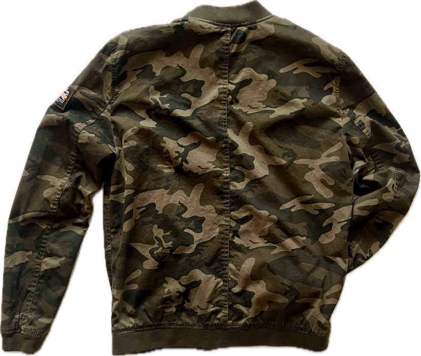 Куртка бомбер SuperDry Rookie M-1A Military, размер M-L.