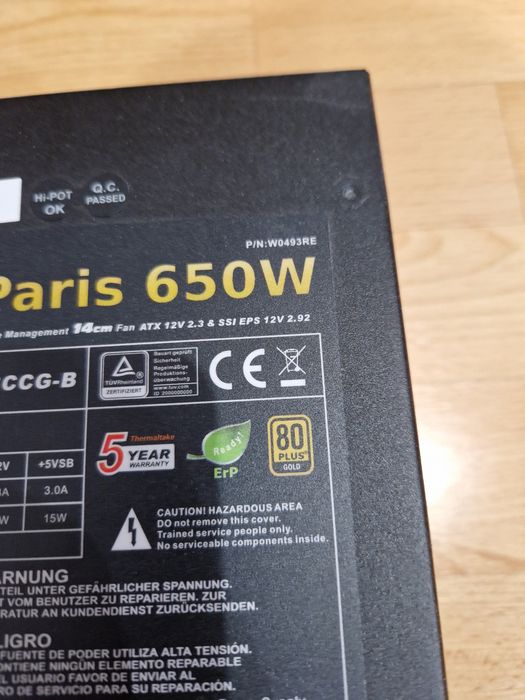 650W 80PLUS GOLD Якісний Блок живлення