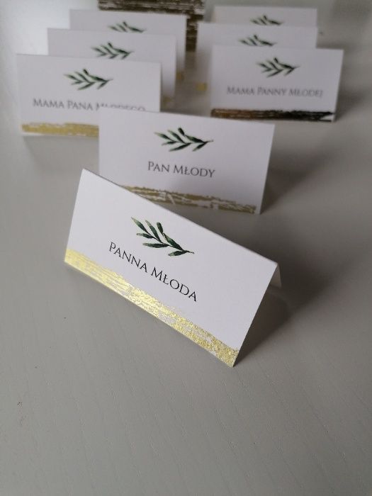 Winietki ze złotem lub srebrem