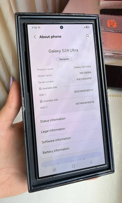 Samsung S24 ultra 256gb neverlock