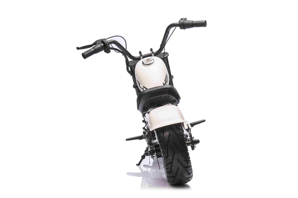 350W 36v POM KOŁA Motor na akumulator Motorek Chopper Warrior Biały