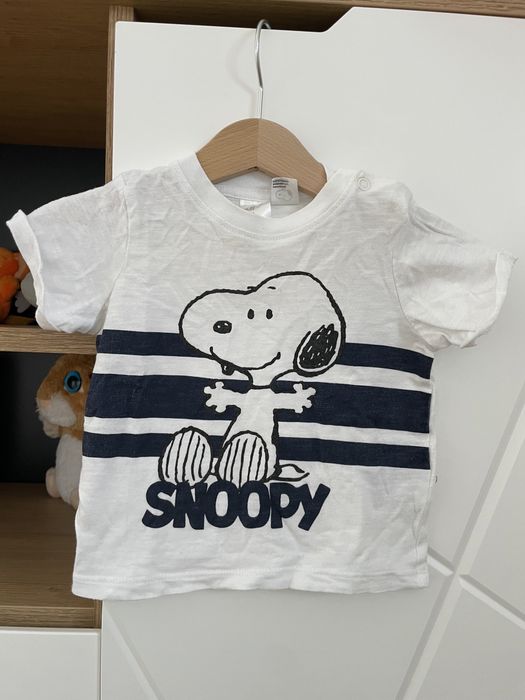 Bluzka t-shirt snopy H&M r 68
