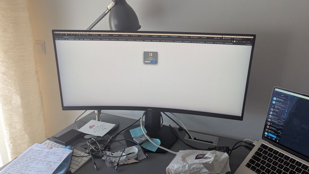 Ecrã Gaming Dell Curvado Novo