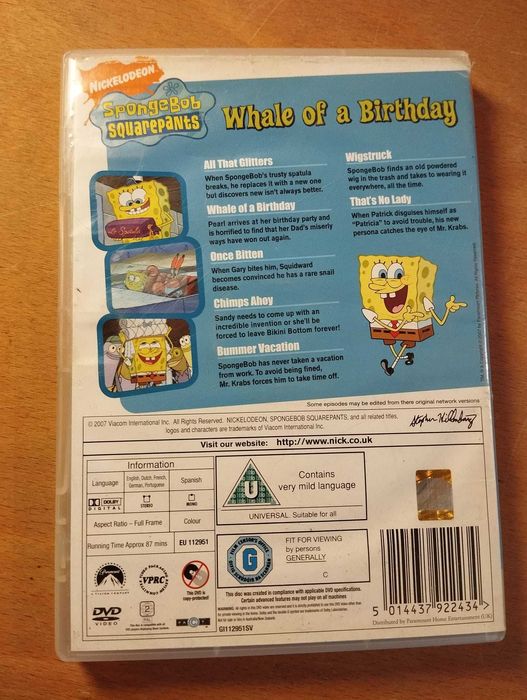 [DVD] SpongeBob SquarePants: Whale of a Birthday