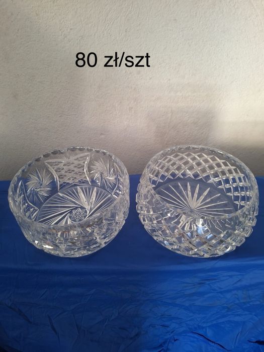 Naczynia krysztalowe, nieuzywane