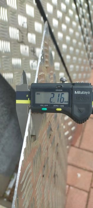 Blacha ryflowana aluminiowa 2mm arkusze małe