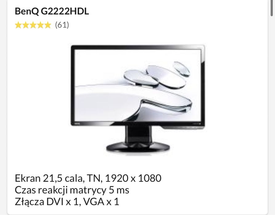 Monitor BenQ G2222HDL