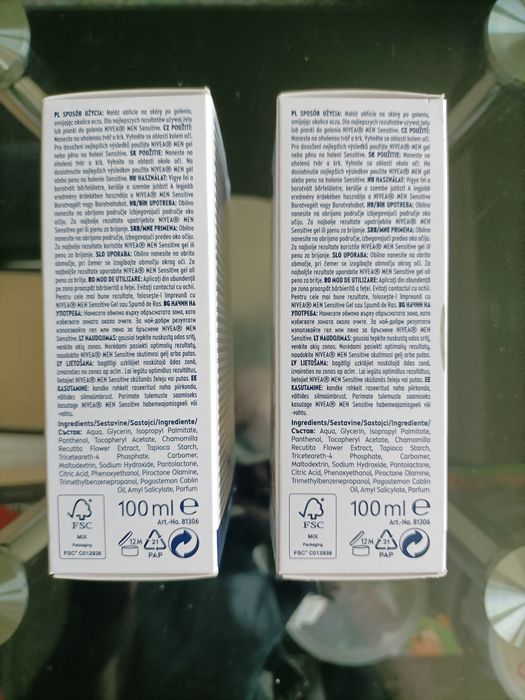 Nivea Real Madryt Sensitive 100 ml 2 szt.