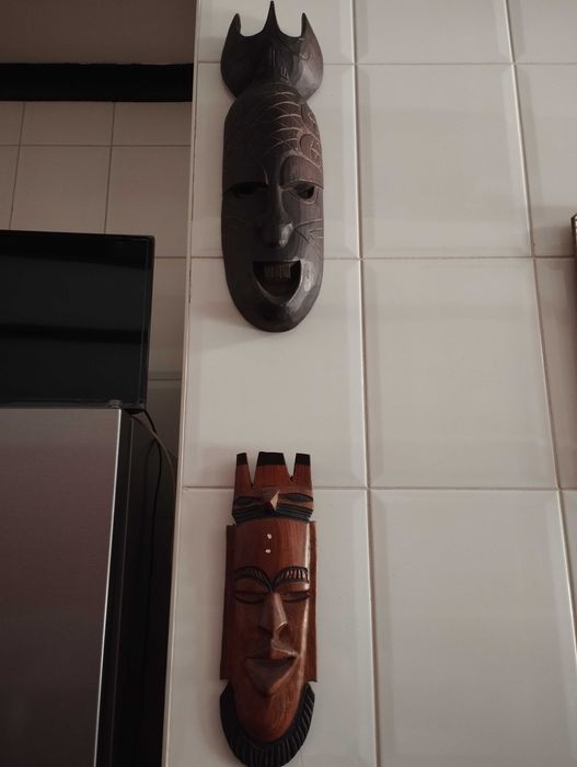 Máscara de arte africana
