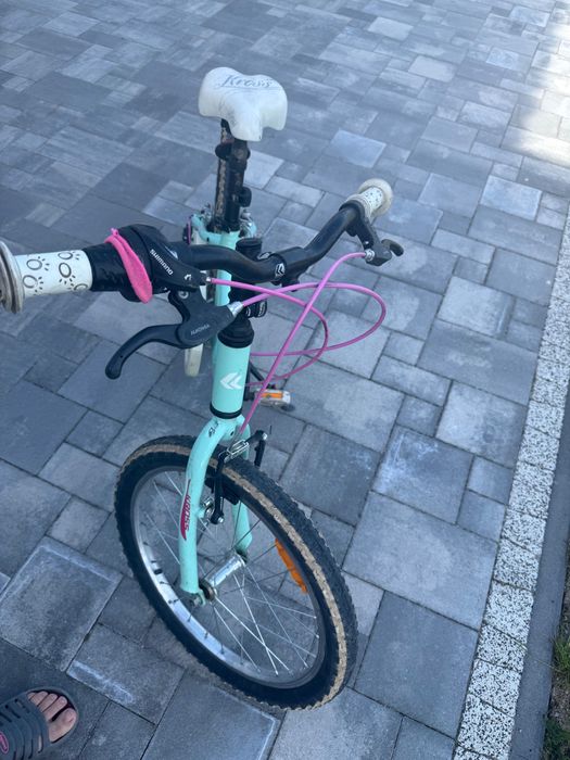 Rower Nelly Kross 20 cali miętowy dla dziewczynki