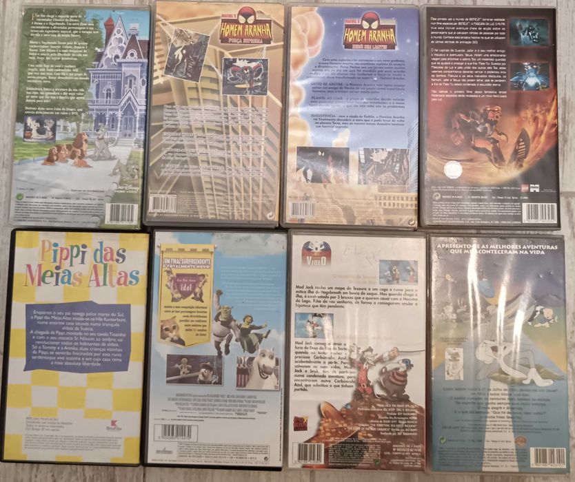 conjunto VHS são 13 por o preço publicado
