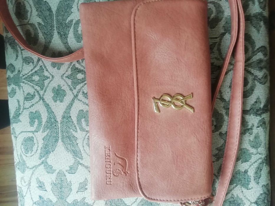 Женская небольшая сумочка кораллового цвета, новая