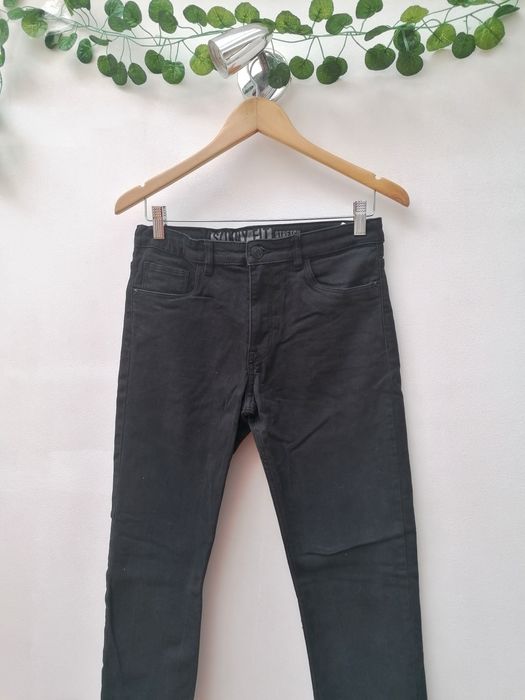 Calças de Ganga Pretas de Rapaz