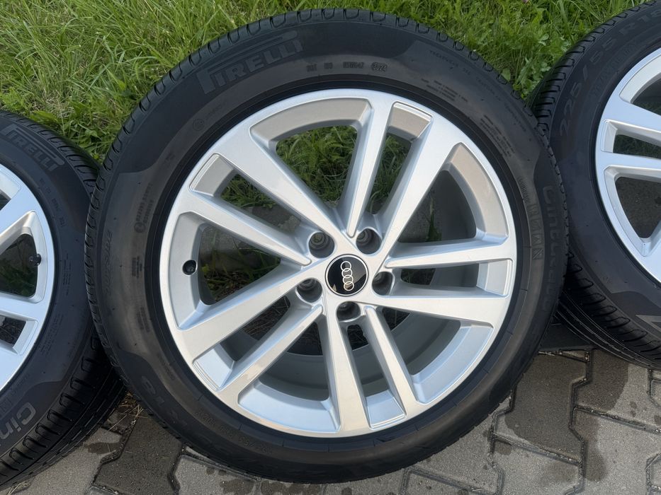 Koła Oryginalne Audi 18" 5x112 ET39 Opony Pirelli 225/55R18 Stan bardzo dobry 2024
