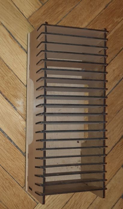 Etui box drewniany na płyty CD DVD organizer