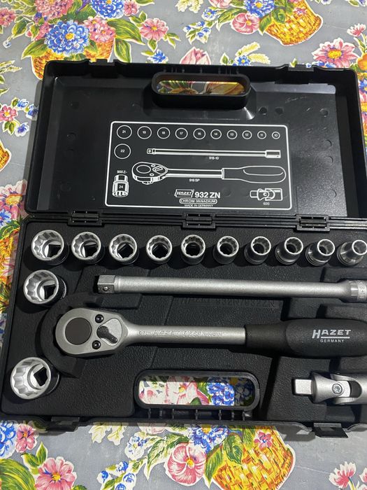 Наборы головок. Бренд Hazet та другие инструменты